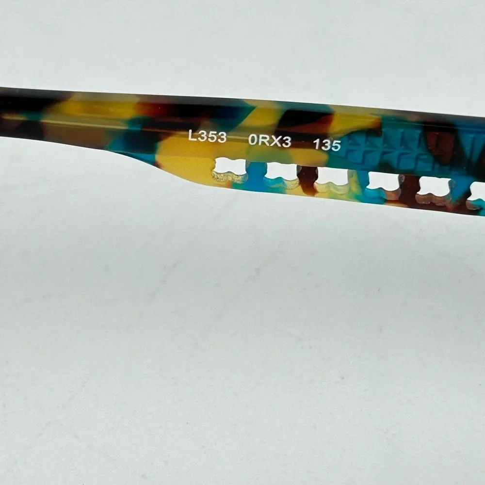 Liz Claiborne New York L353 0RX3 Women Eyeglasses Frame Brown Half Rim 52-18-135